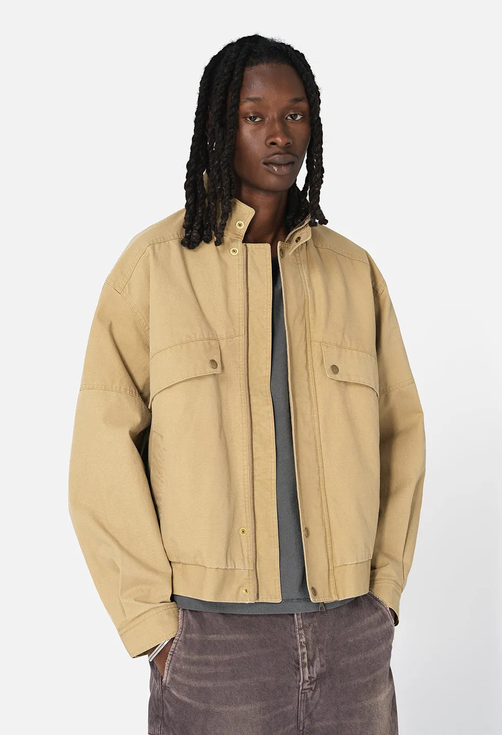 Hunting Cropped Jacket / Dune