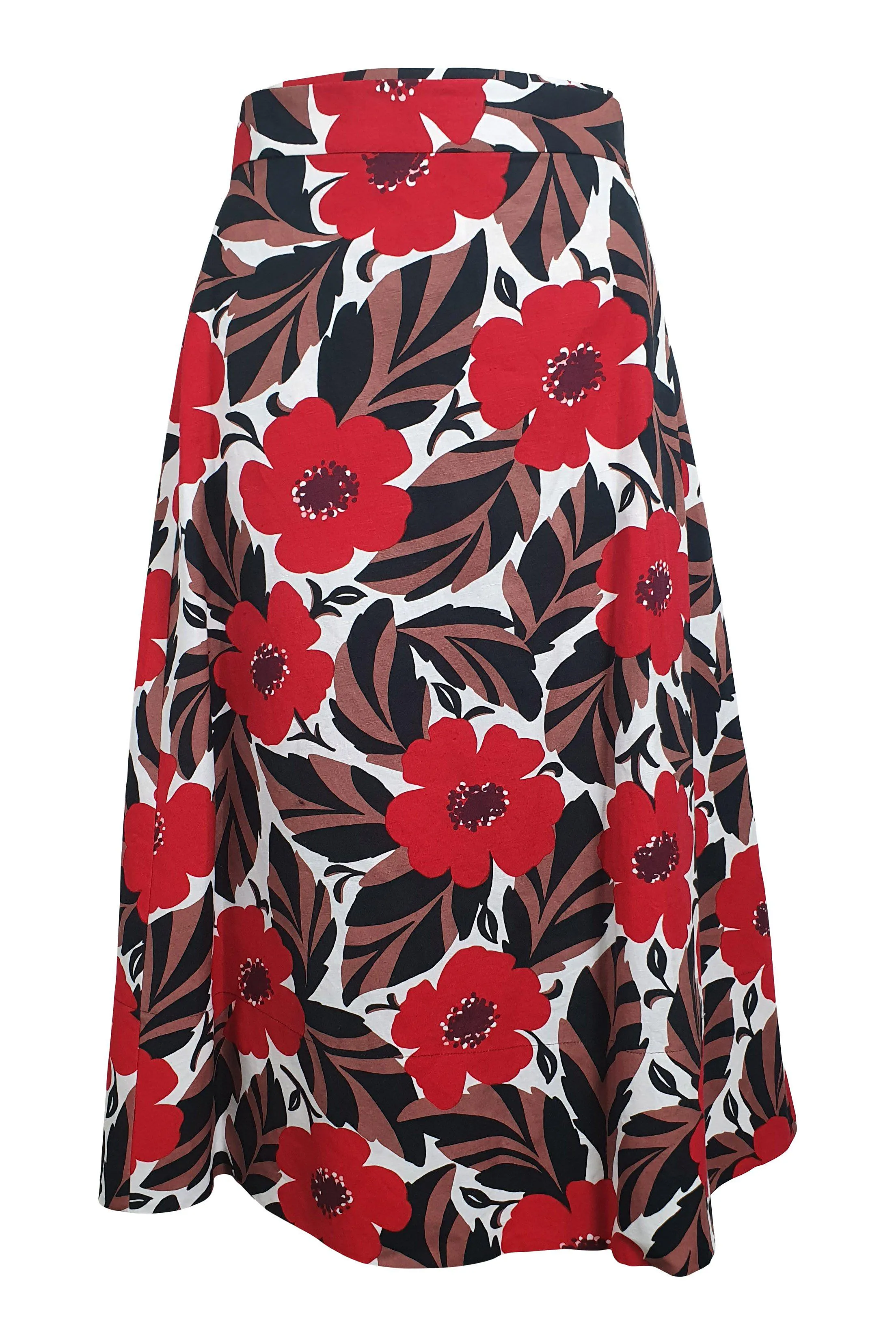 KATE SPADE Cotton Floral Print Desert Muse A Line Skirt (US 6 | UK 10)