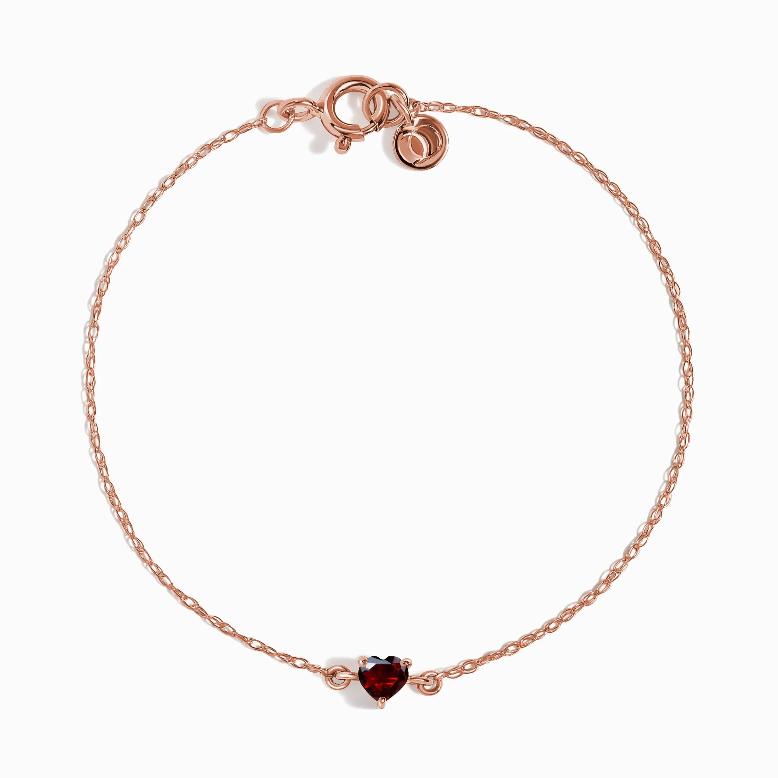 Kids Garnet Bracelet - Love