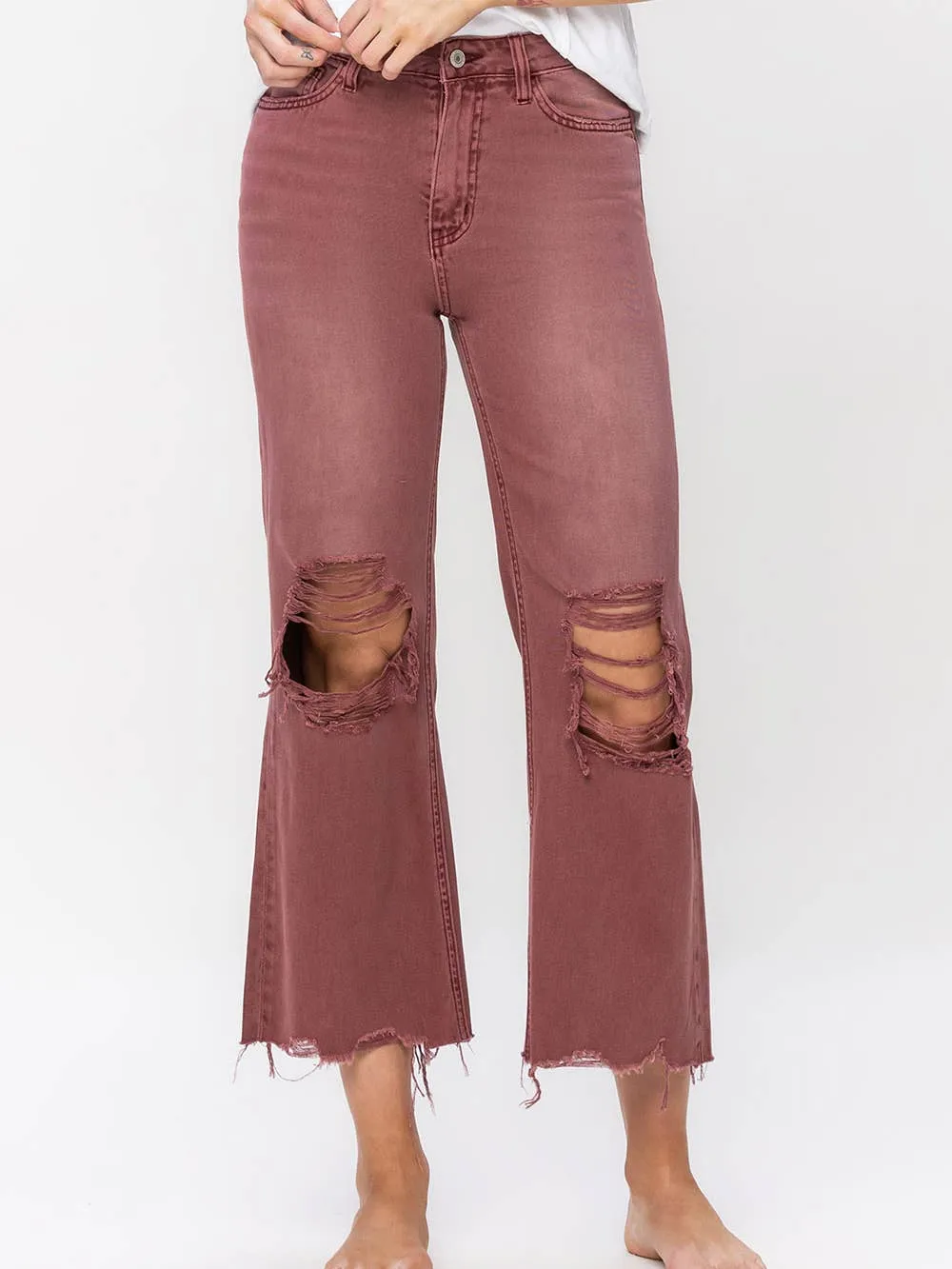 Leslie Vintage Crop Flare