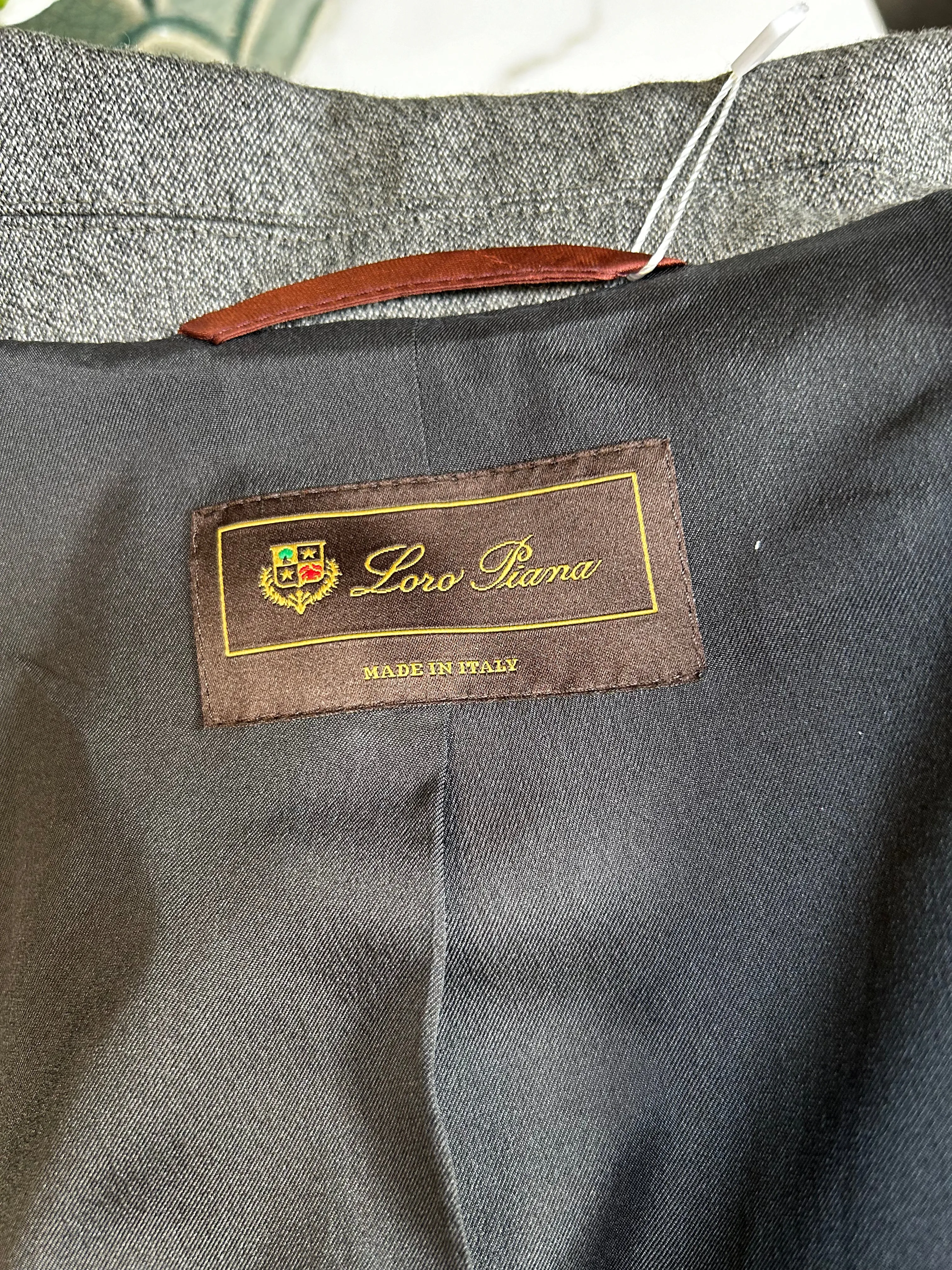 Loro Piana 3000 Grey Marl Cashmere Jacket M