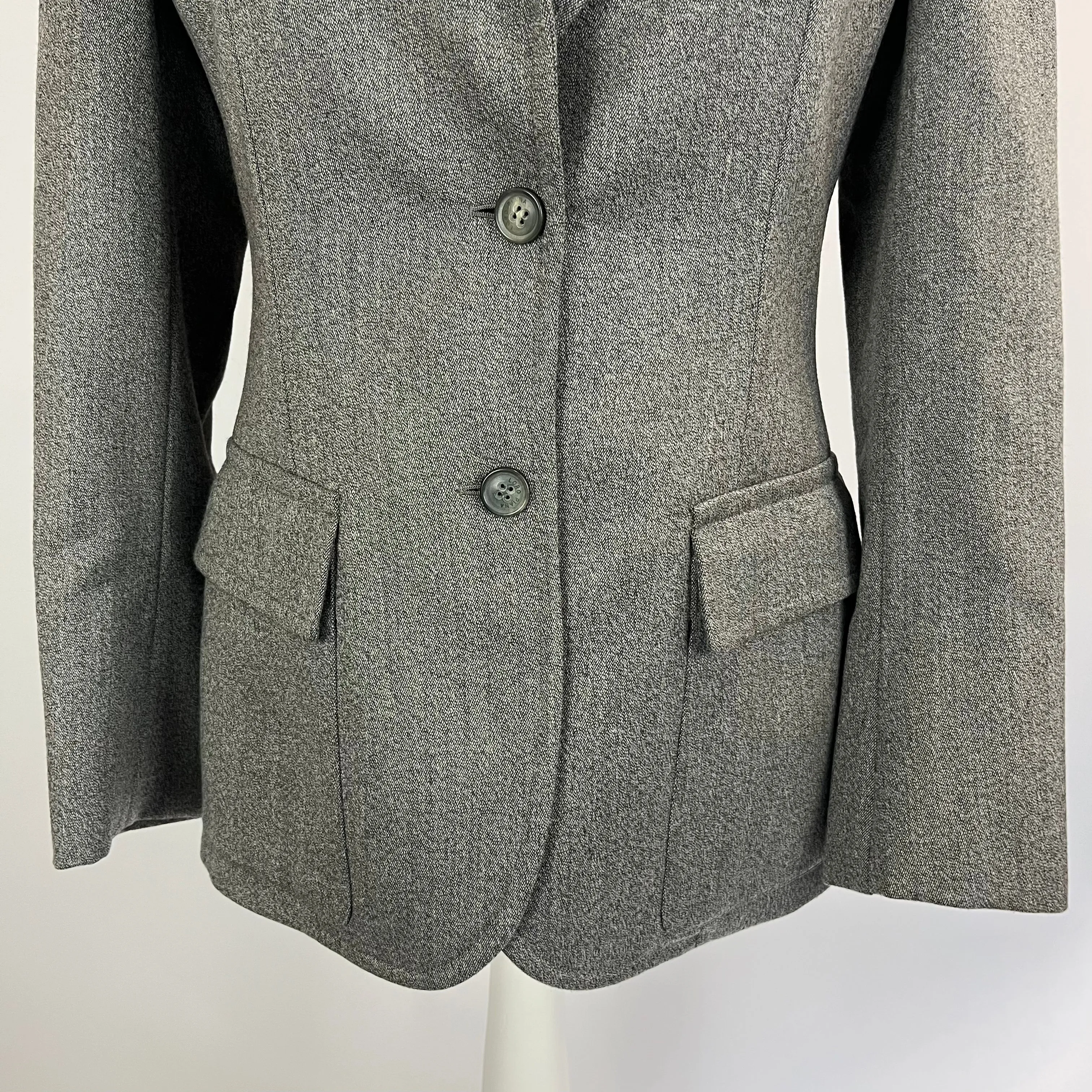 Loro Piana 3000 Grey Marl Cashmere Jacket M