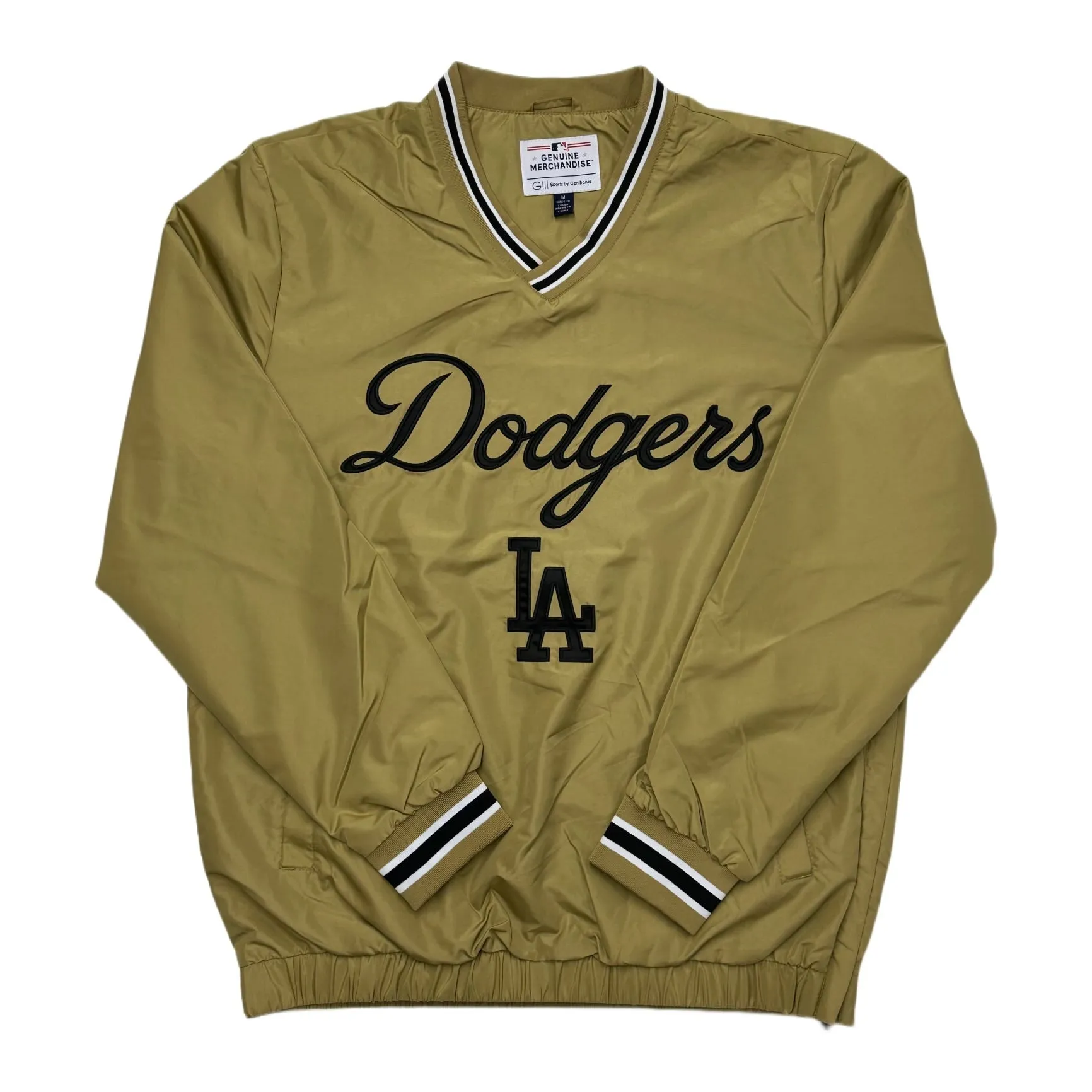 Los Angeles Dodgers Genuine Merchandise MLB Windbreaker Mens Jackets - Mustard