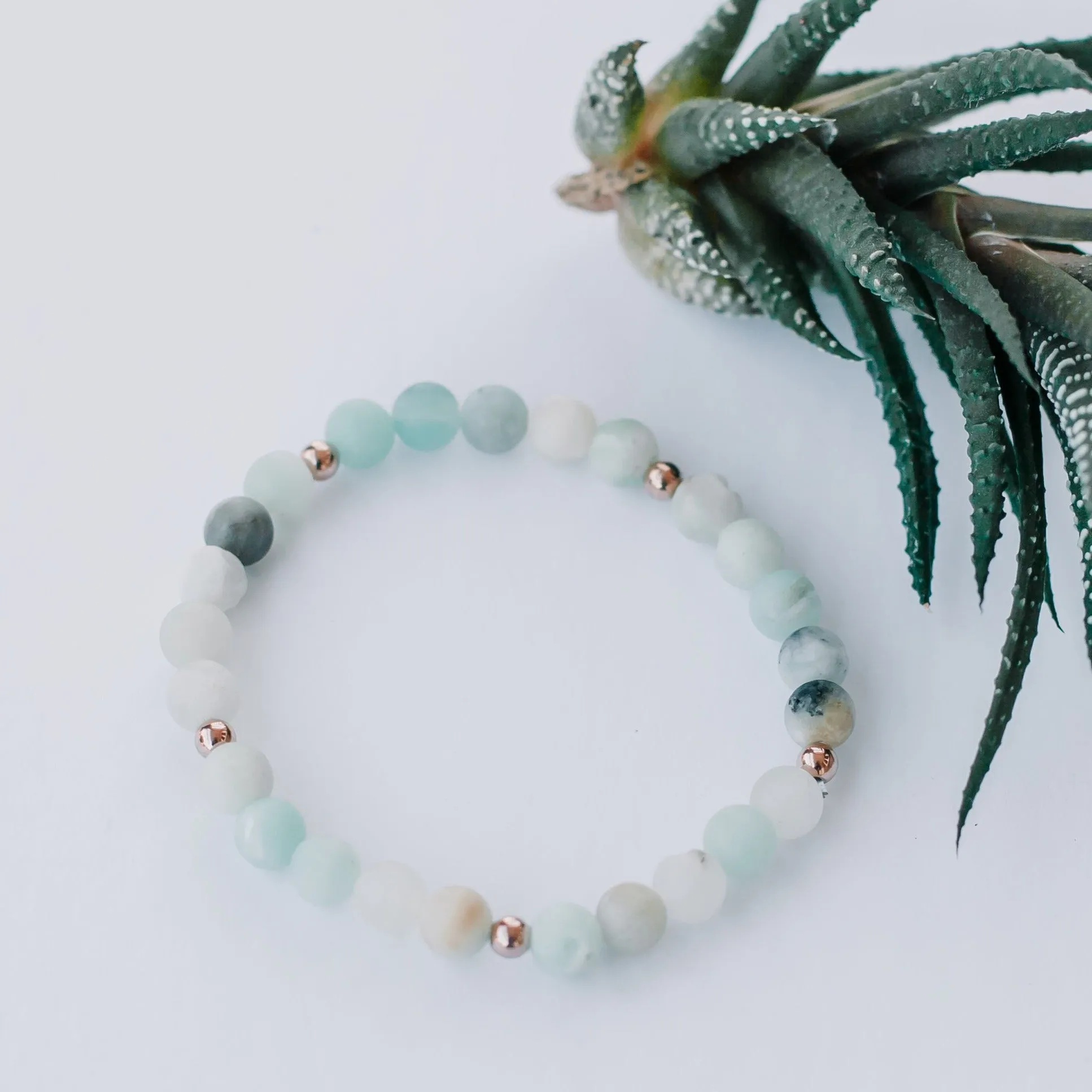 Matte Amazonite Bracelet