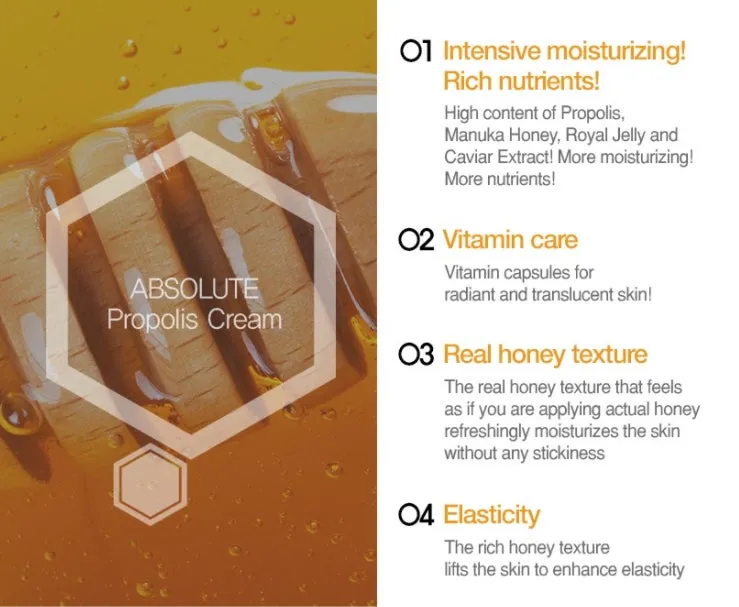 MAXCLINIC Absolute Propolis Cream 100ml Dry Skincare Vitality Elasticity Moisture