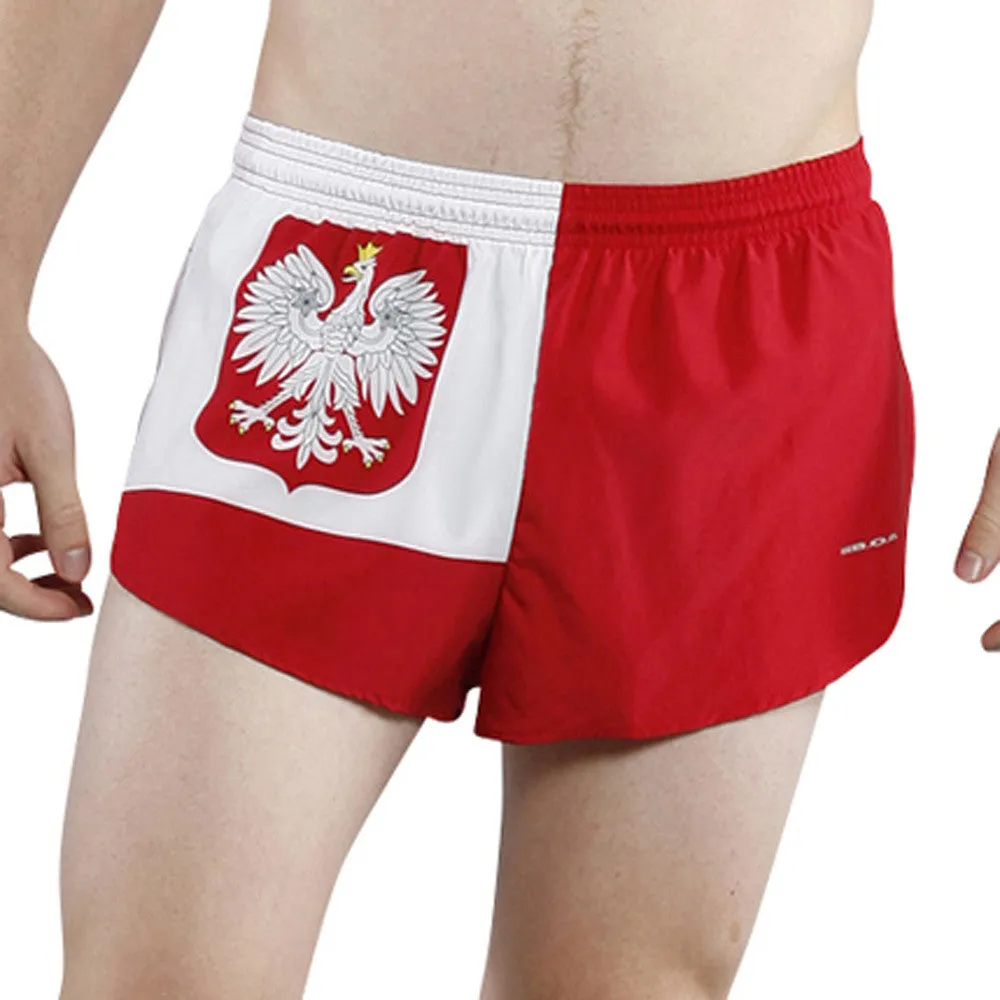 Men's 1" Elite Split Shorts- Poland