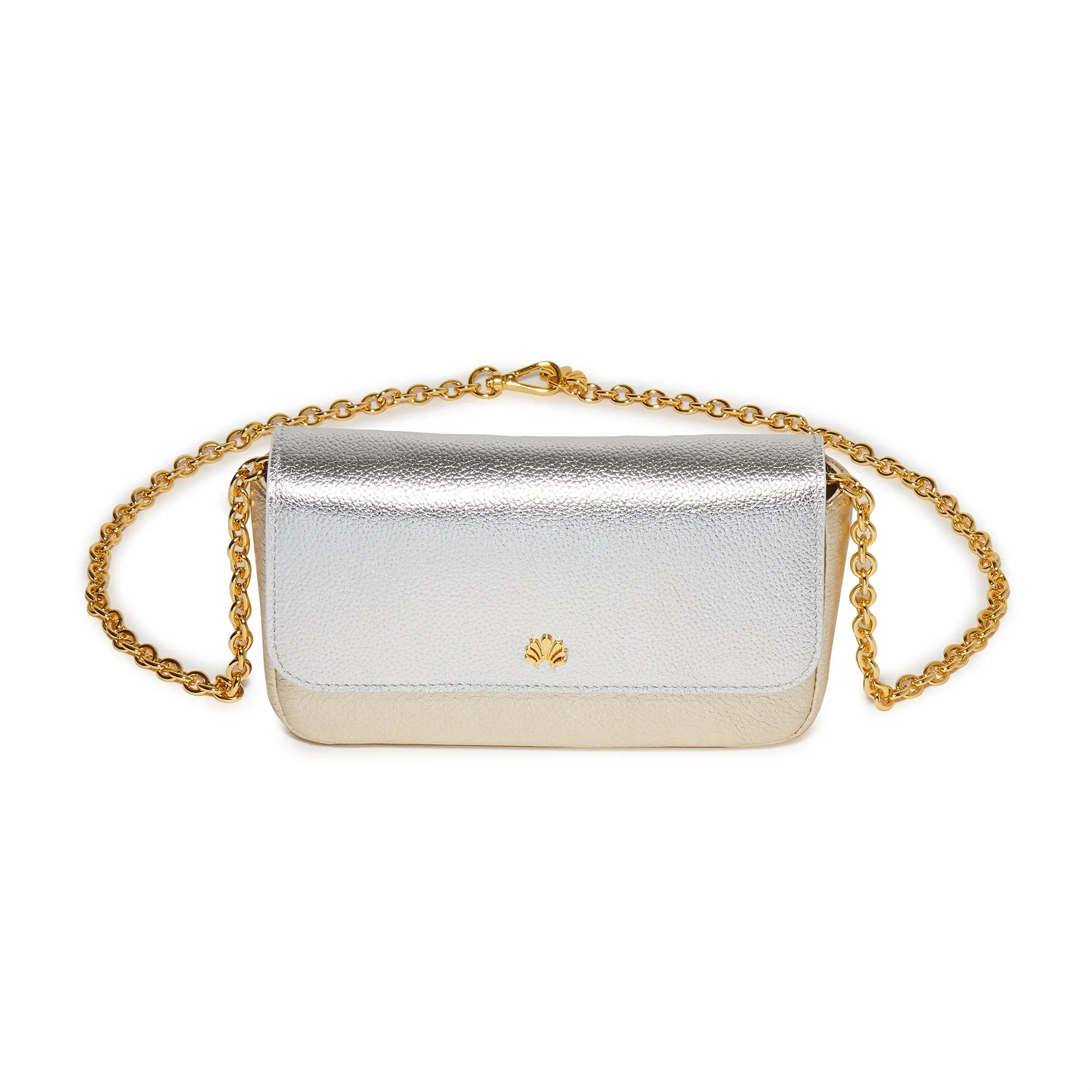 MIXED METALLIC BELEN COLORBLOCK BELT BAG