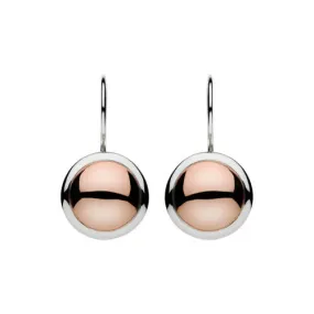 NAJO Rosy Glow Earrings Sterling Silver and Rose Gold