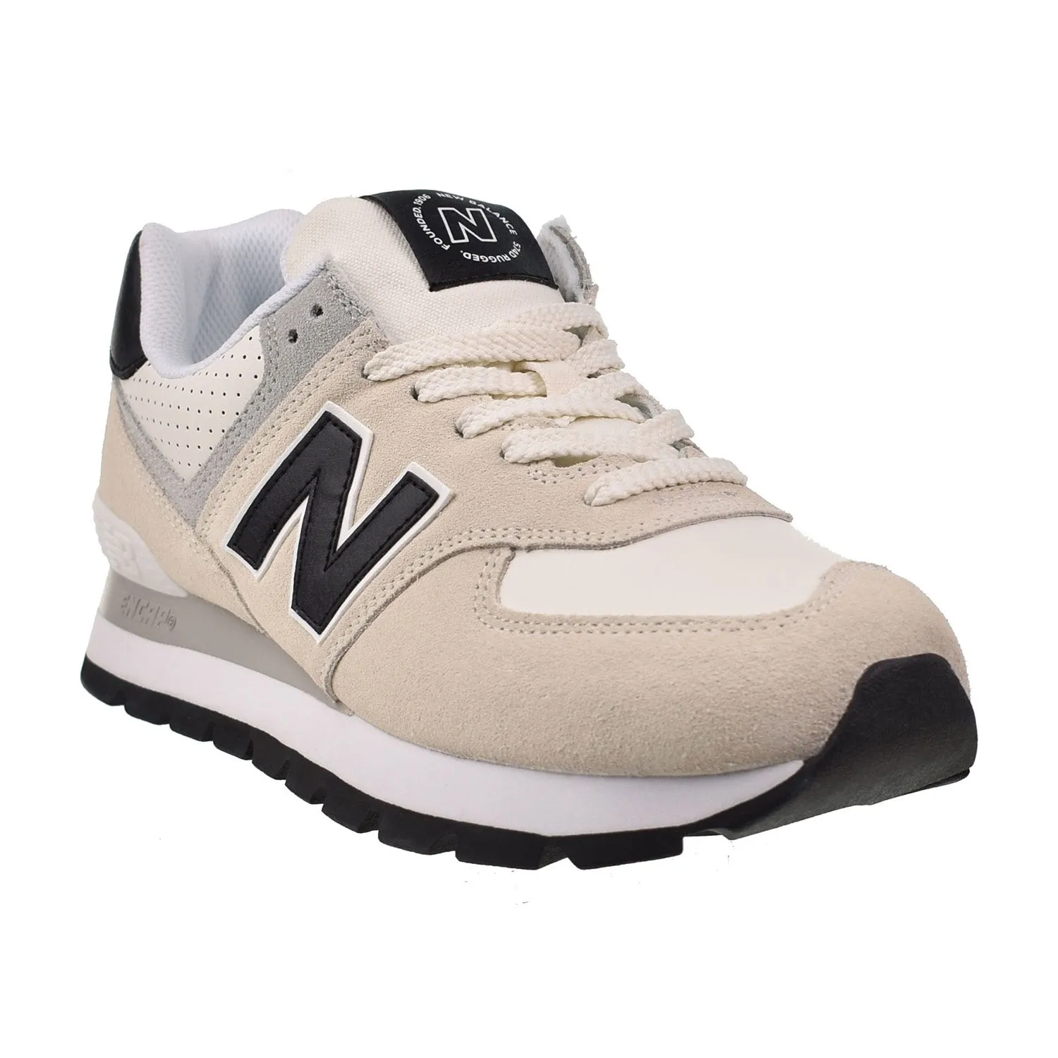 New Balance 574 Men's Shoes White-Black