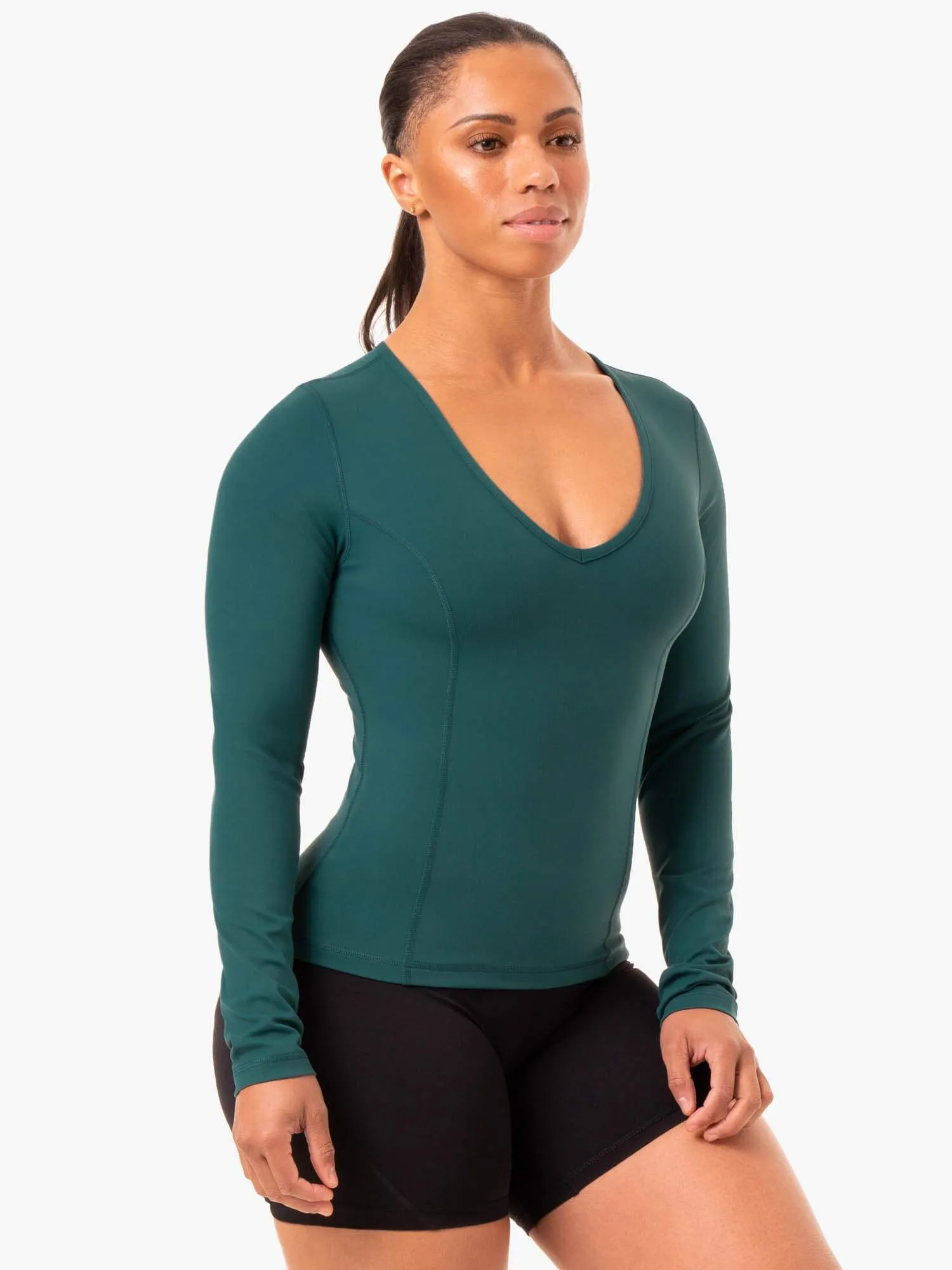 NKD Align Long Sleeve Training Top - Teal