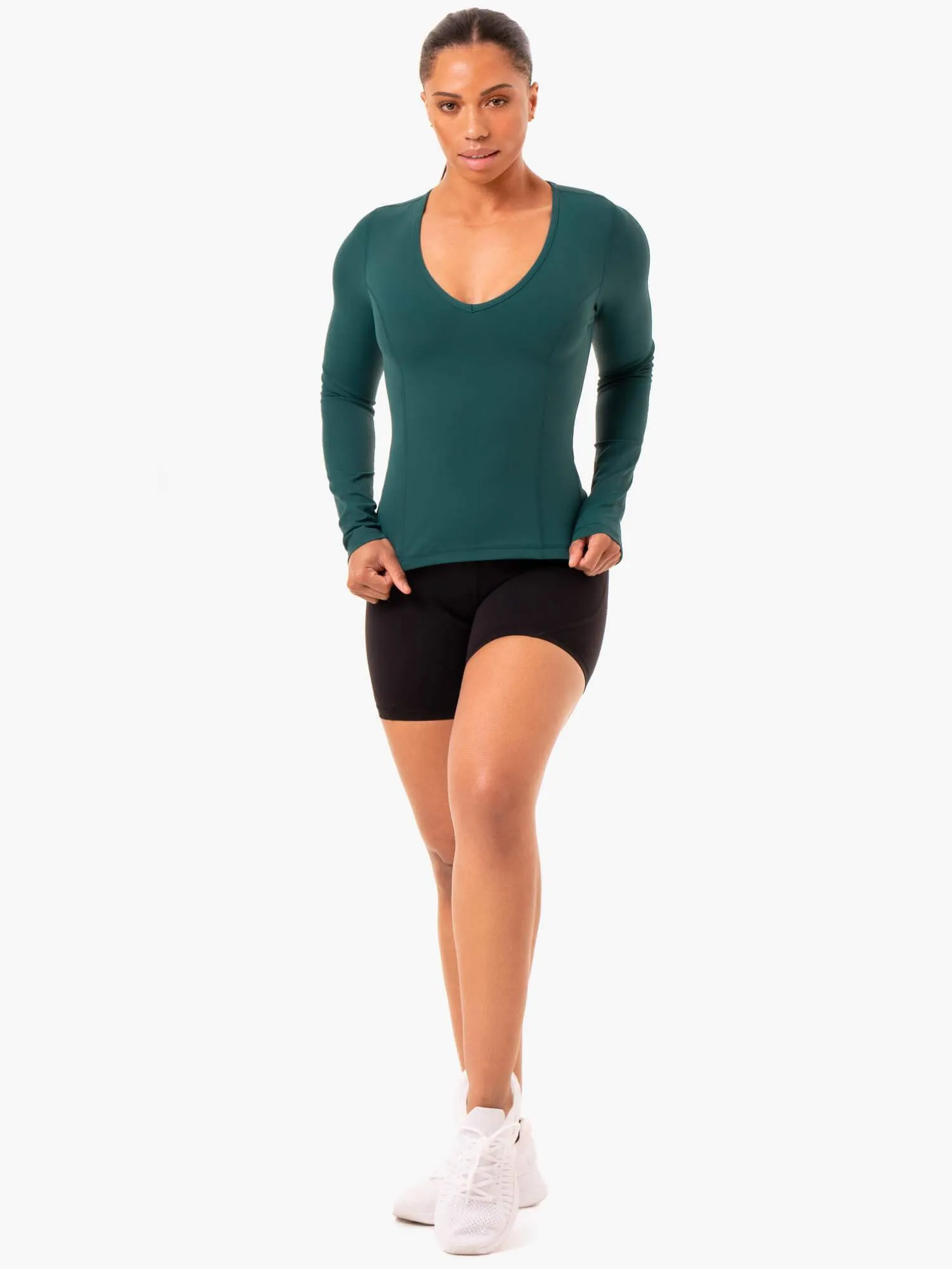 NKD Align Long Sleeve Training Top - Teal