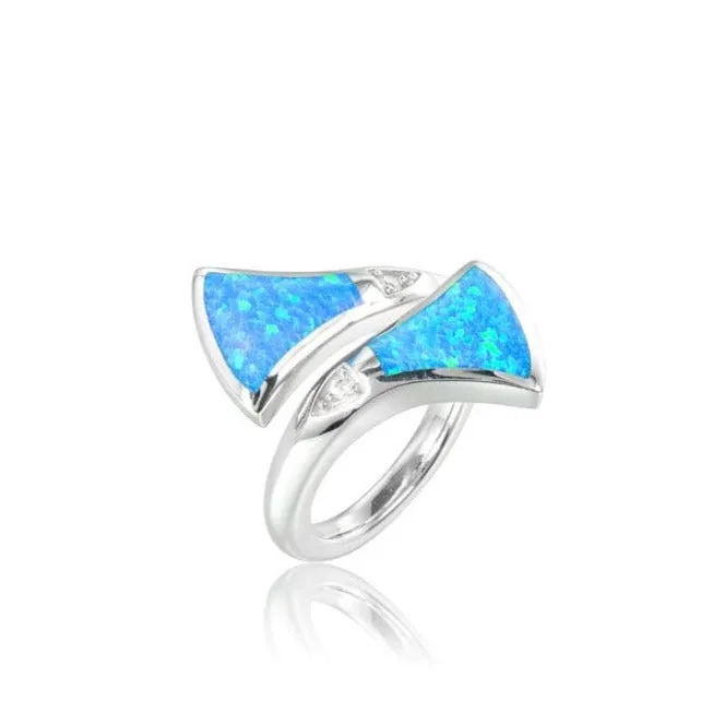 Opal Hawaiian Lotus Ring