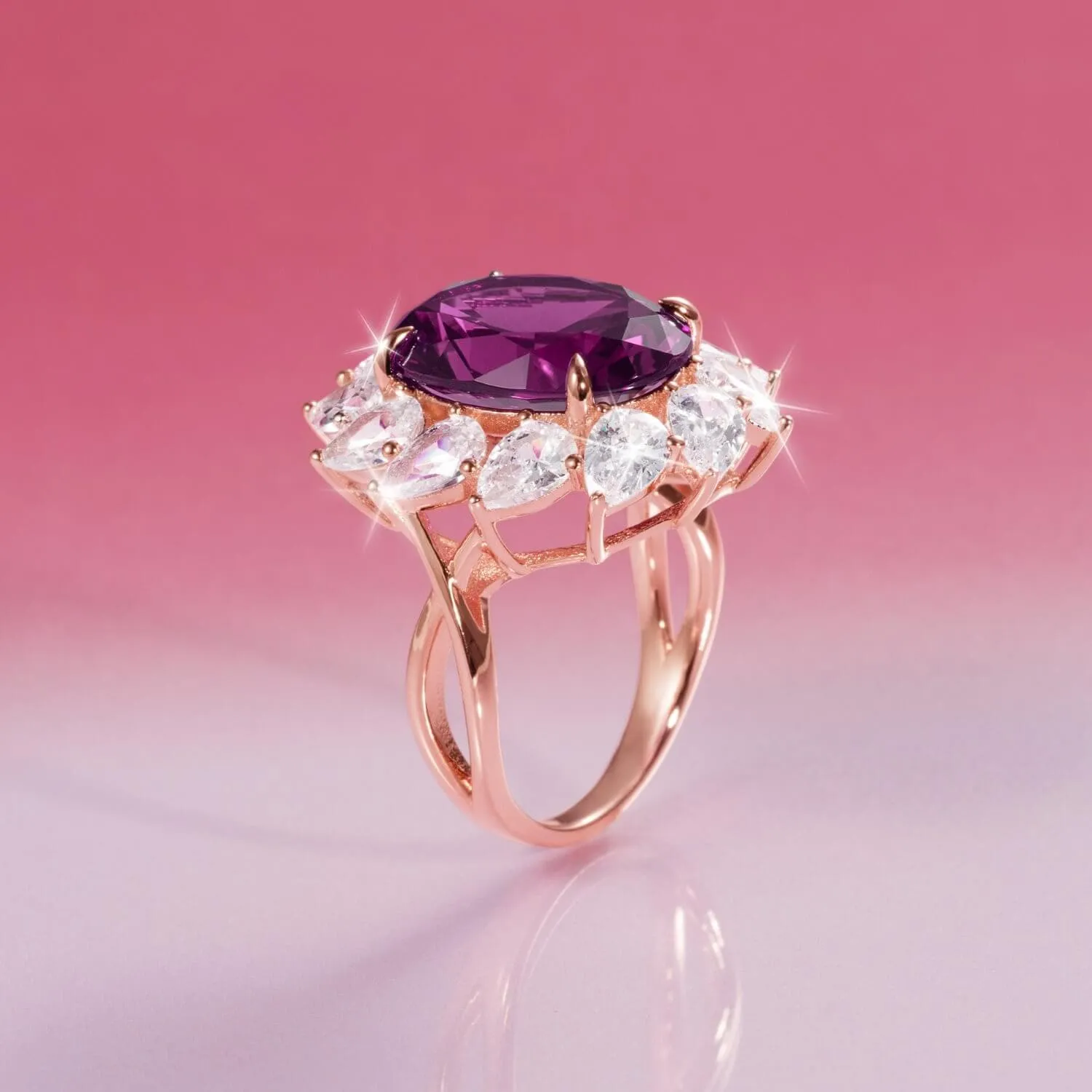 Orchid Queen Ladies Ring