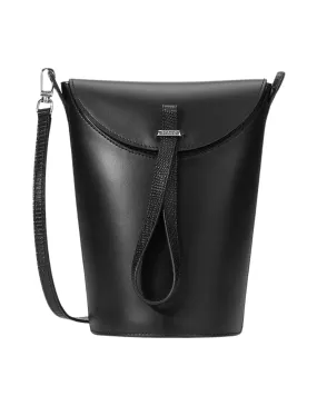 Phoebe Convertible Bucket Bag (Black)