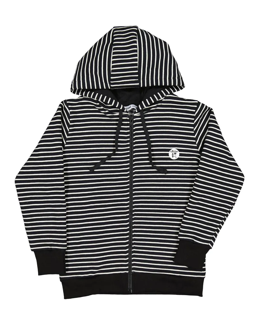 Rad Tribe Stripe Zip Hood