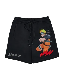 Reason Naruto Shorts Black