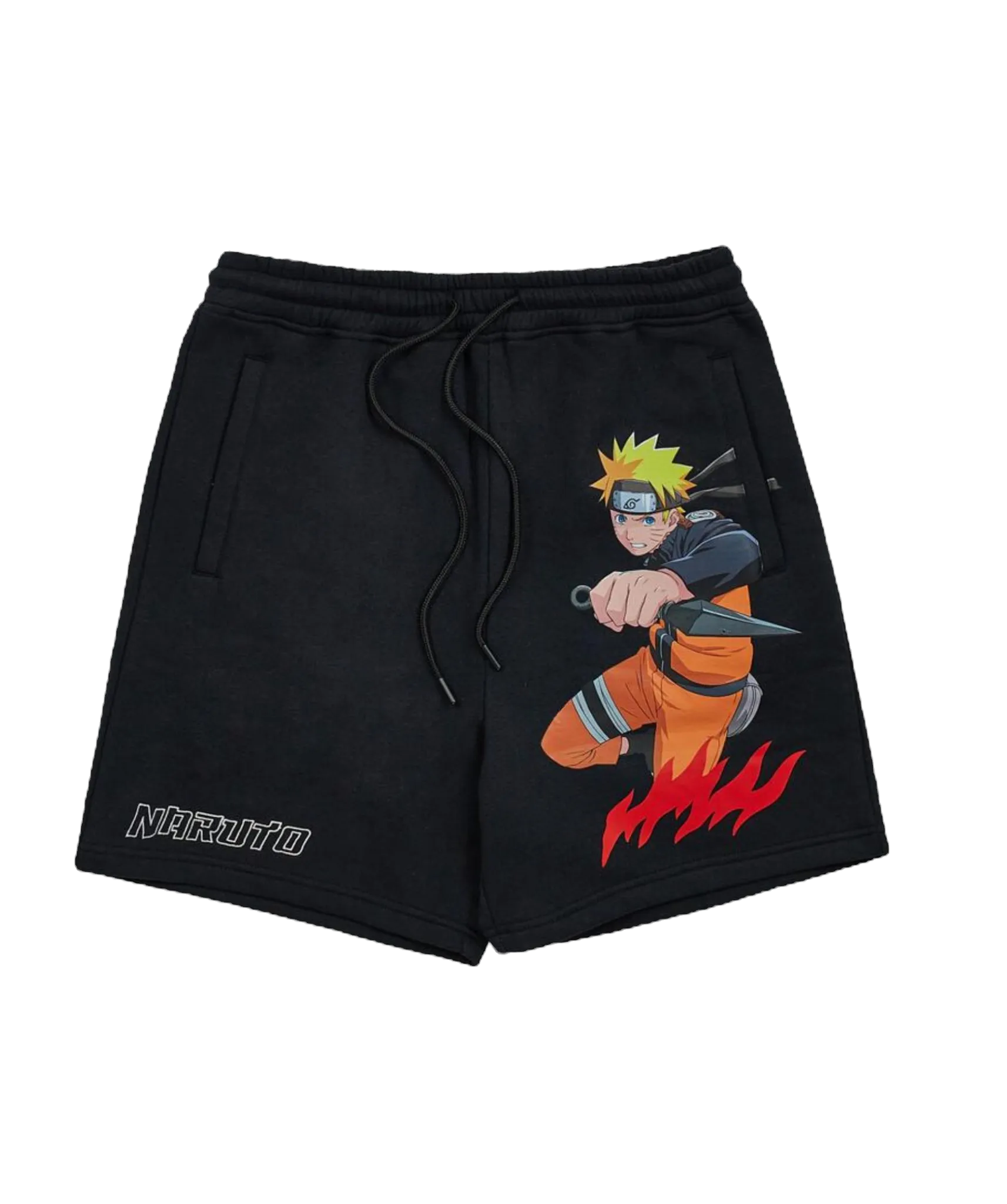 Reason Naruto Shorts Black