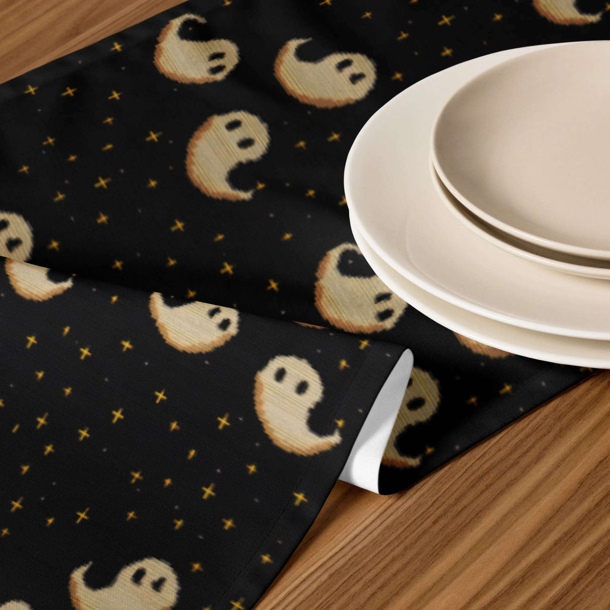 Spooky Soirée Table Runner - Witchy Dinner Table Setup - Gothic Kitchen Home Decor - Goth Christmas Gifts