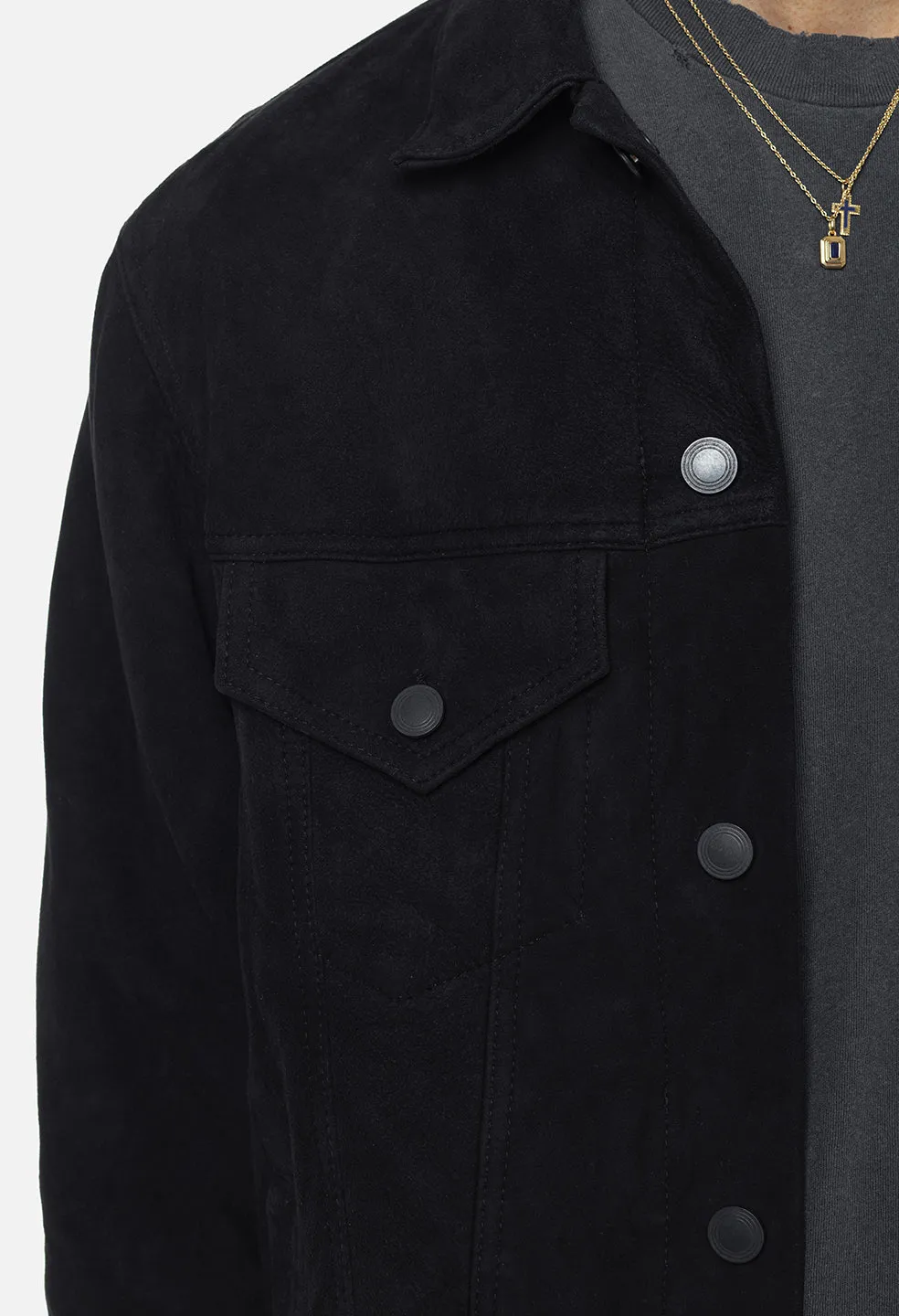 Suede Thumper Jacket Type III / Black