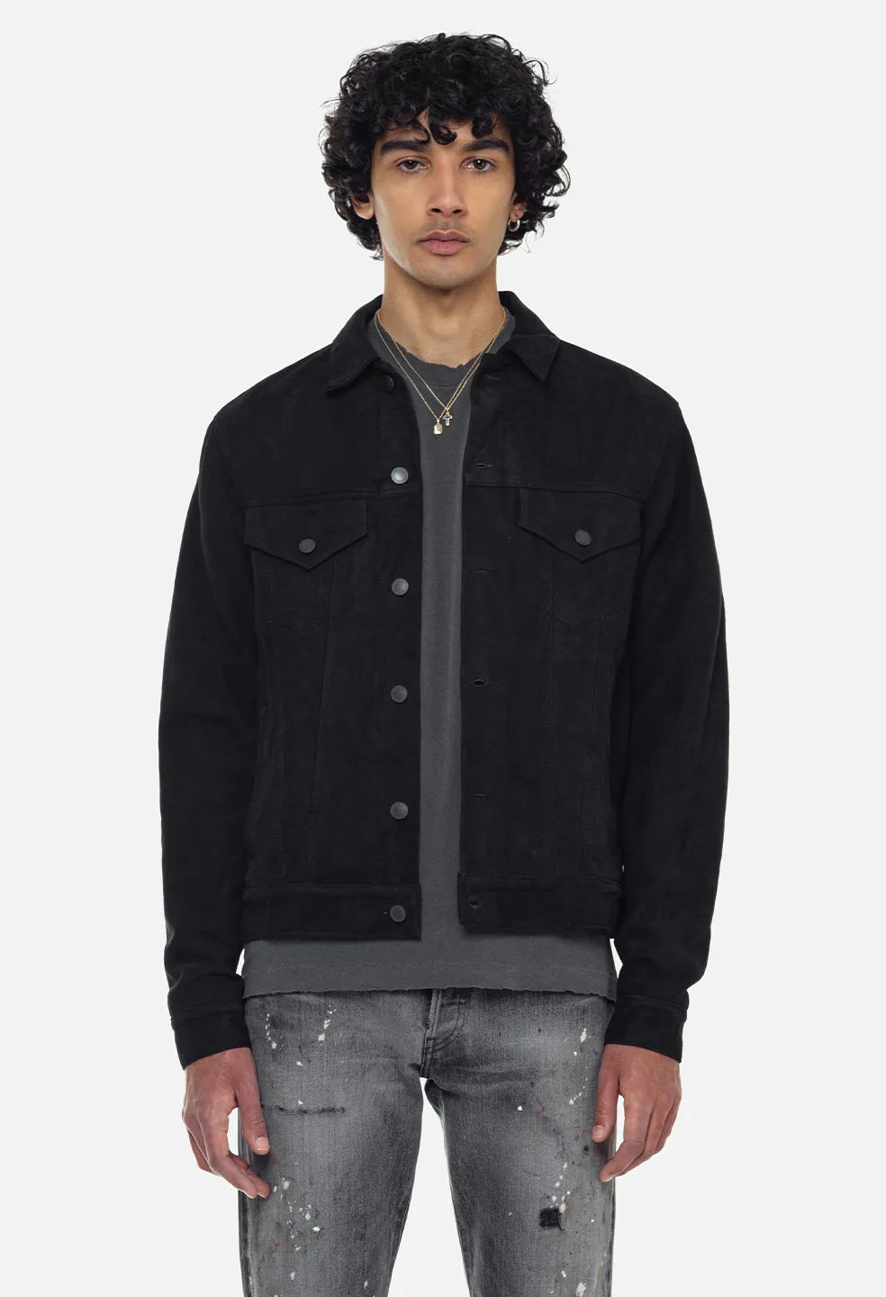 Suede Thumper Jacket Type III / Black