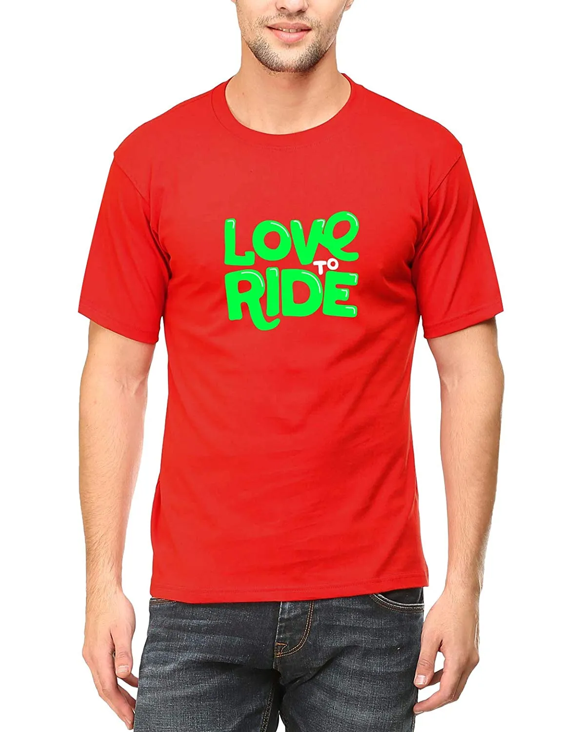 Swag Swami Men's  Love To Ride T-Shirt