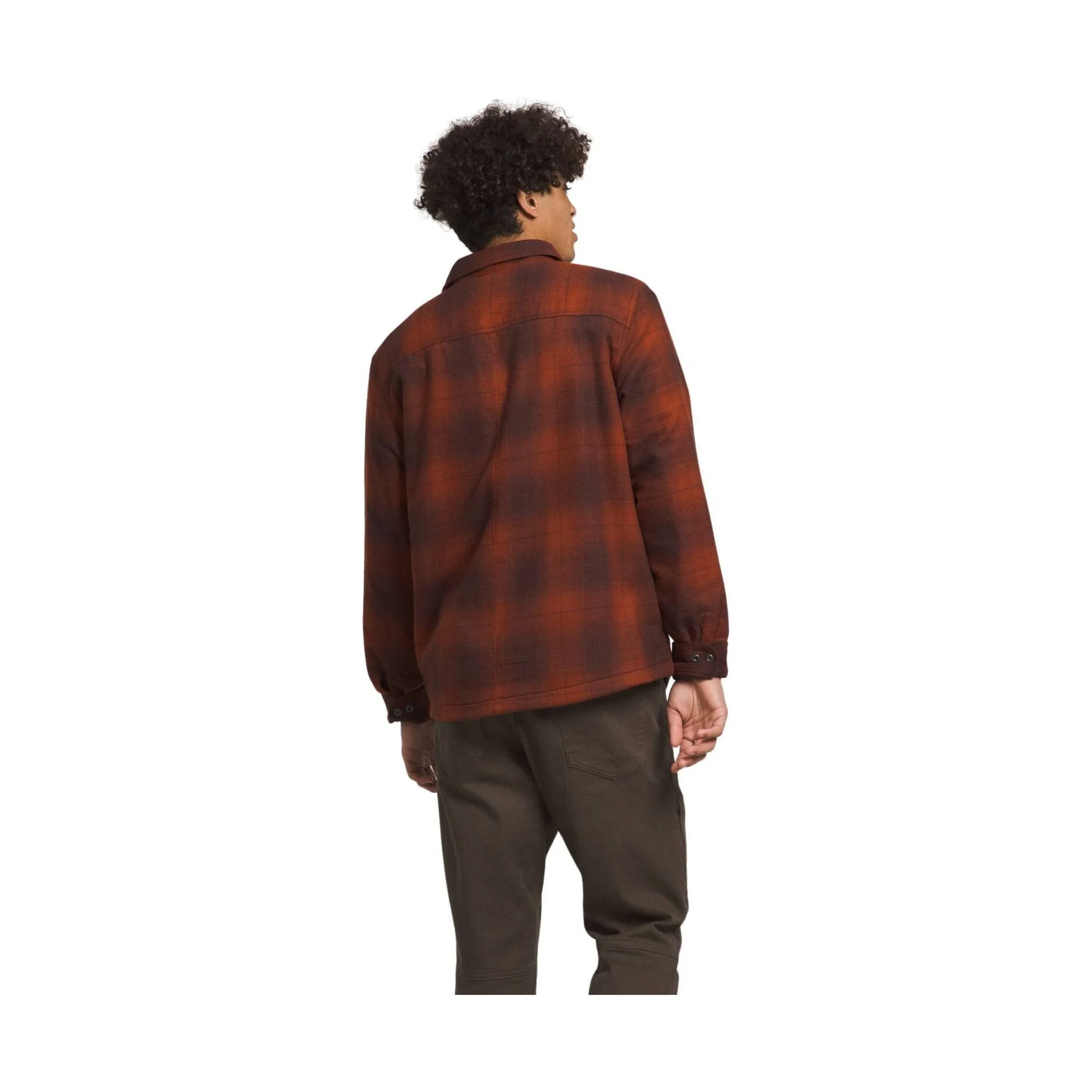 The North Face Men's Campshire Shirt - Brandy Brown Medium Half Dome Shadow Plaid