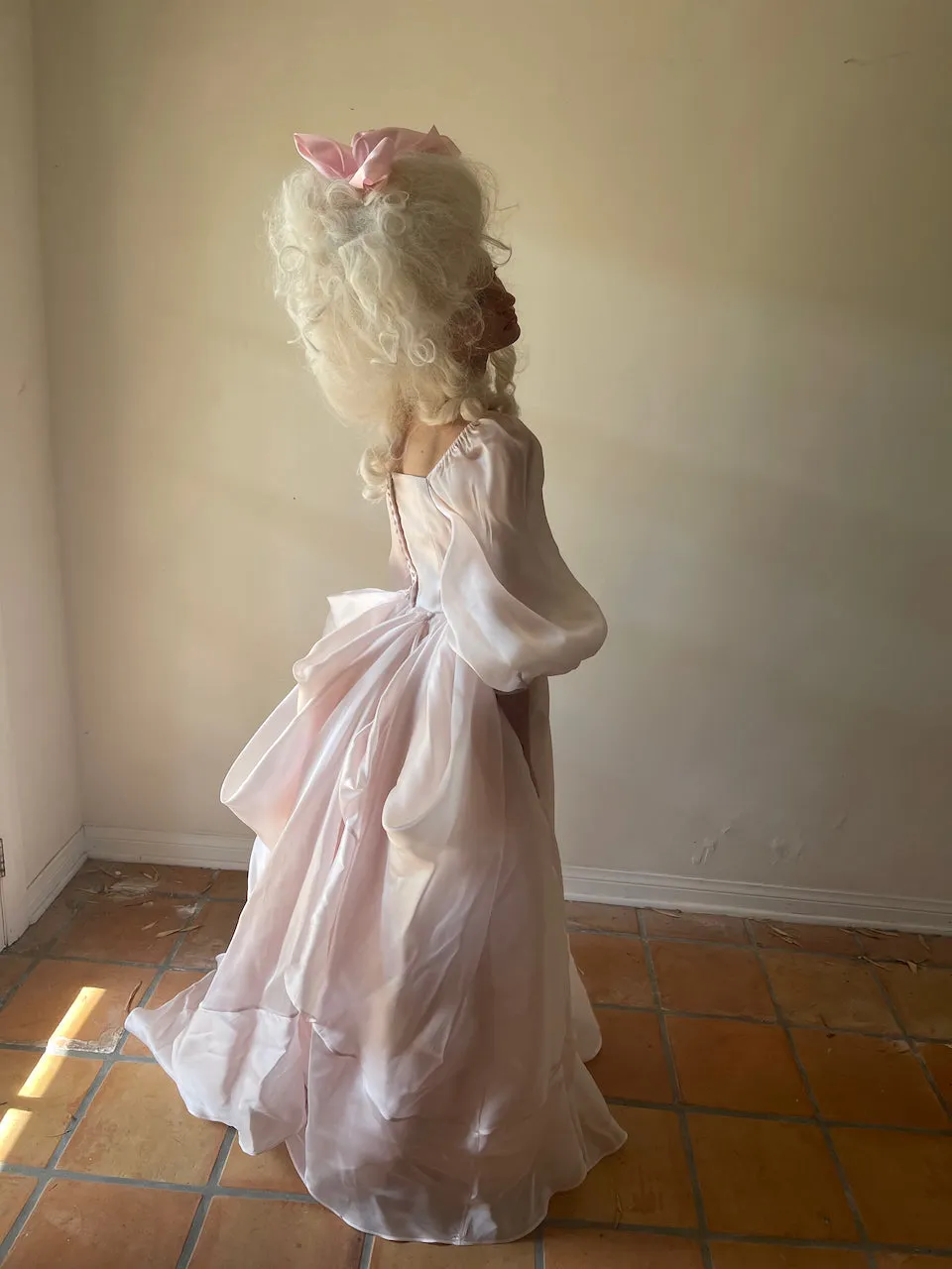 The Queen Of Angels Silk Gown Made to Order