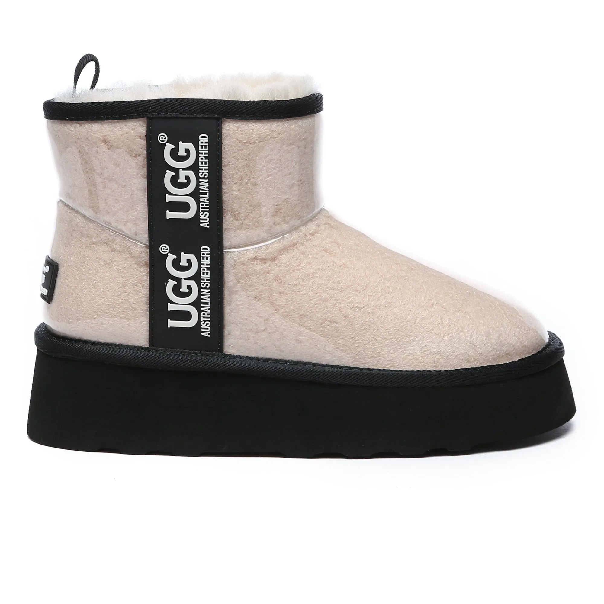 Transparent Platform UGG Boots