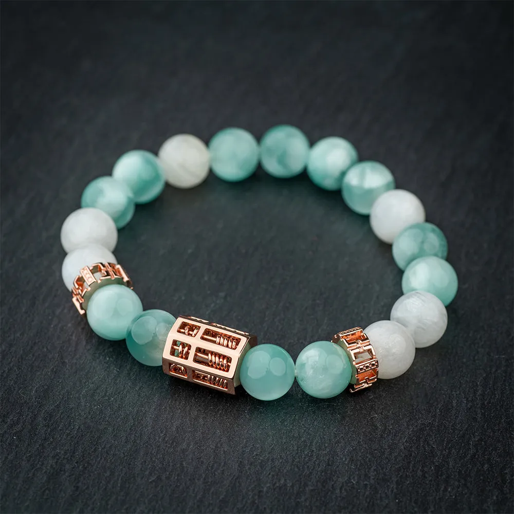 Triple Wealth Abacus Bracelet - The Clover