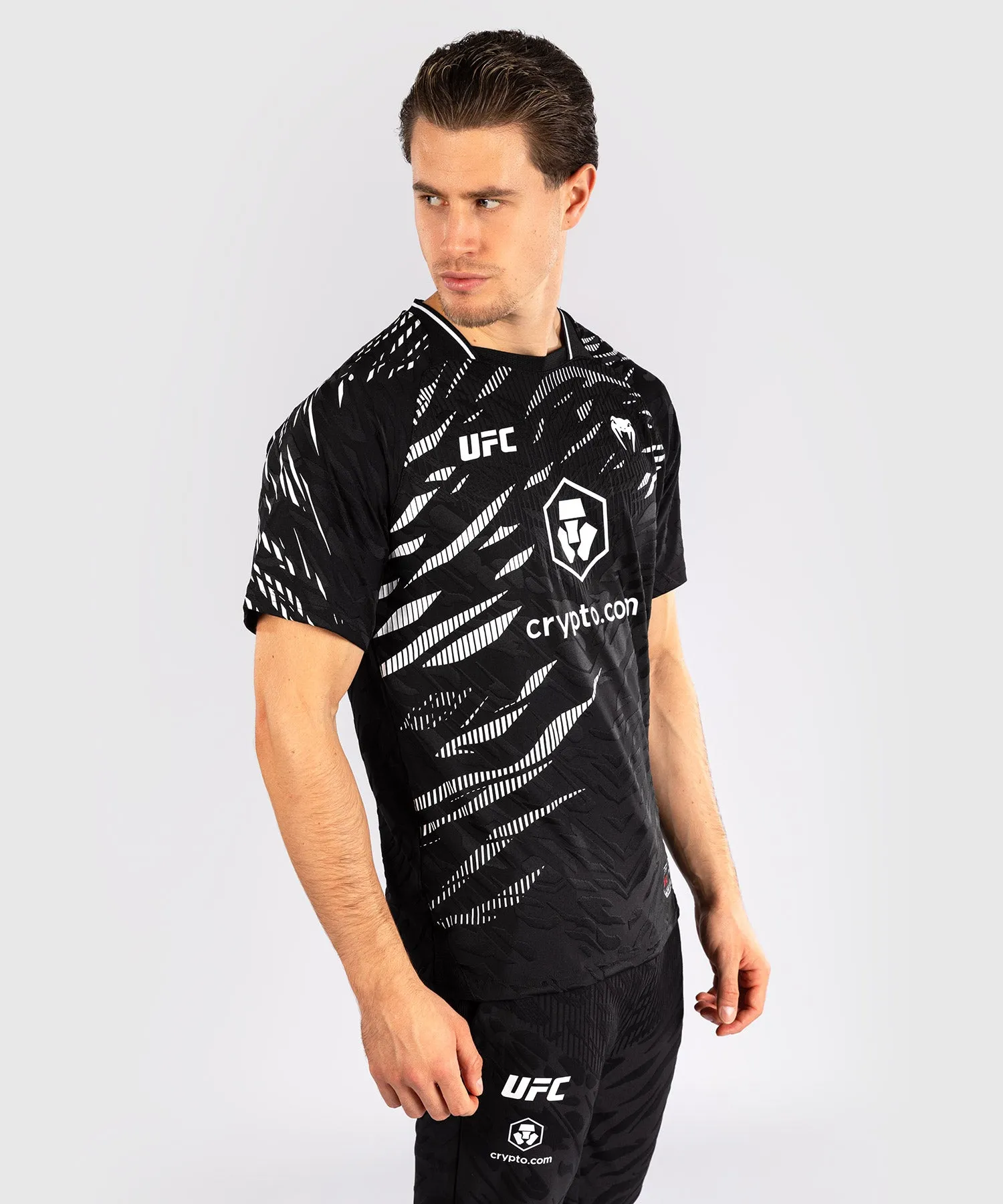 UFC Fusion by Venum Personalized Authentic Fight Night Men's Walkout Jersey - Black