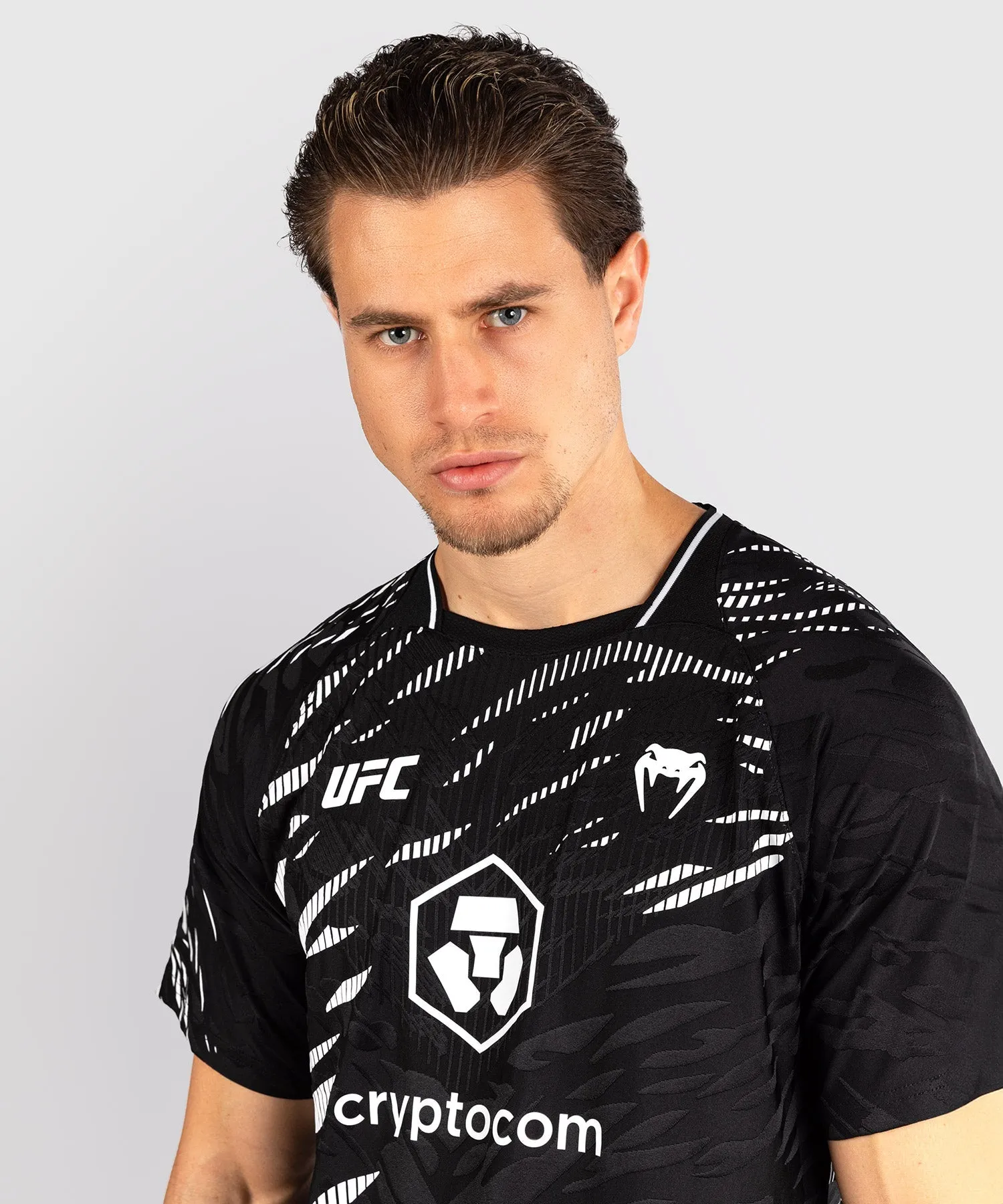 UFC Fusion by Venum Personalized Authentic Fight Night Men's Walkout Jersey - Black