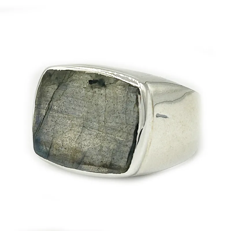 Unisex Labradorite Gemstone Ring