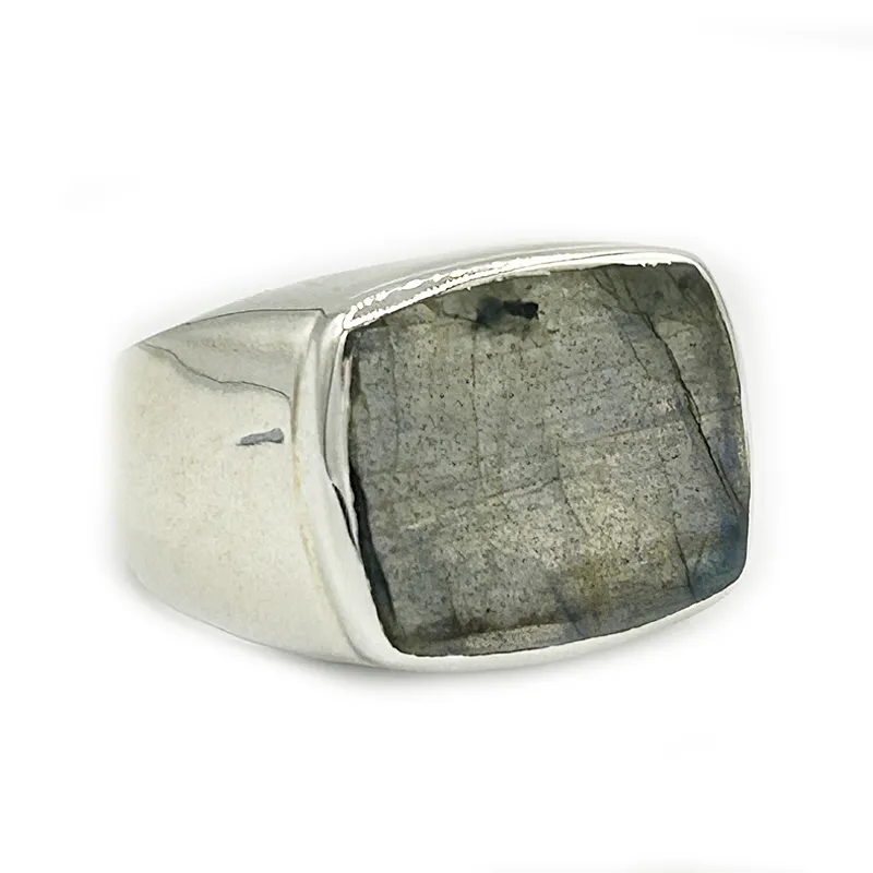 Unisex Labradorite Gemstone Ring