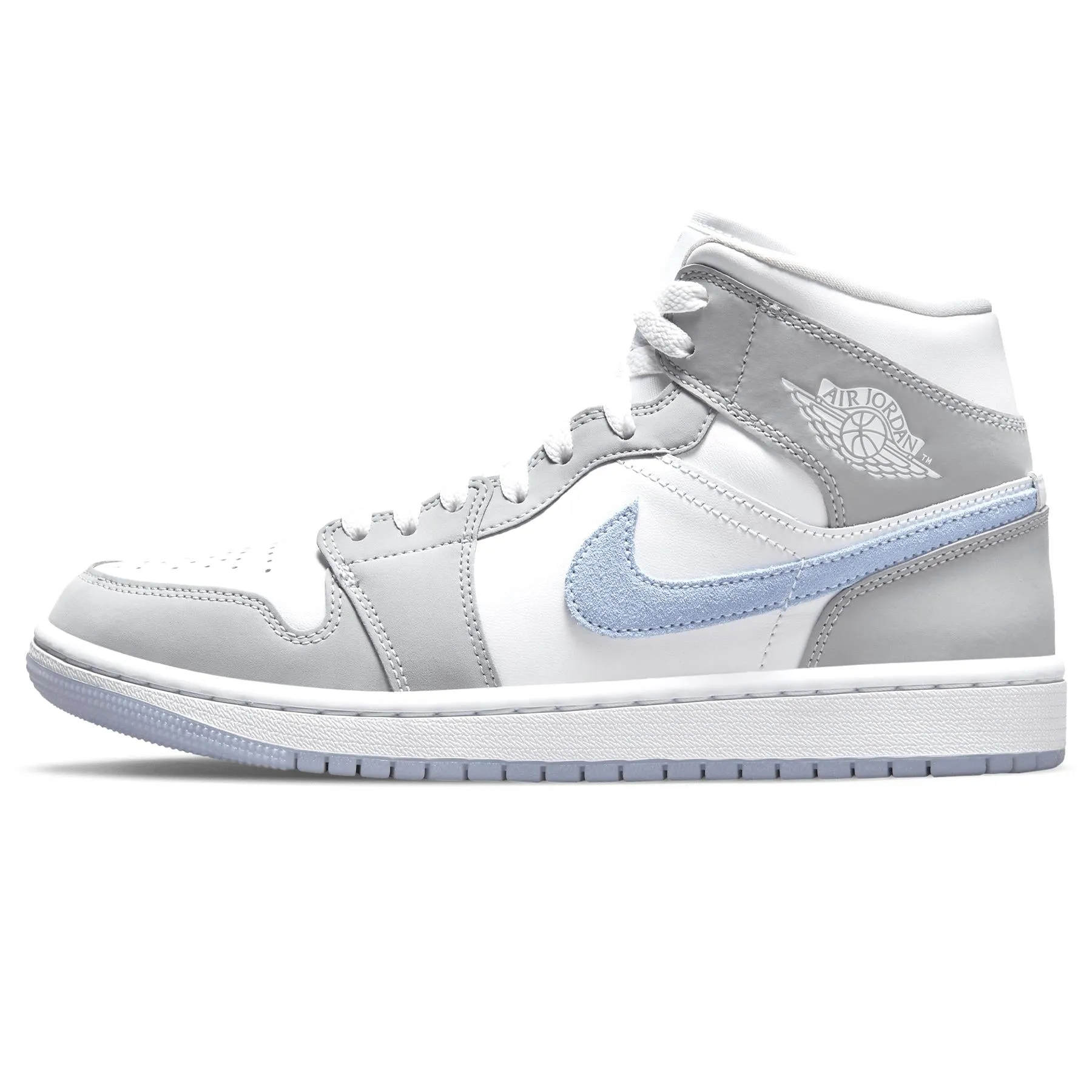 Wmns Air Jordan 1 Mid Wolf Grey