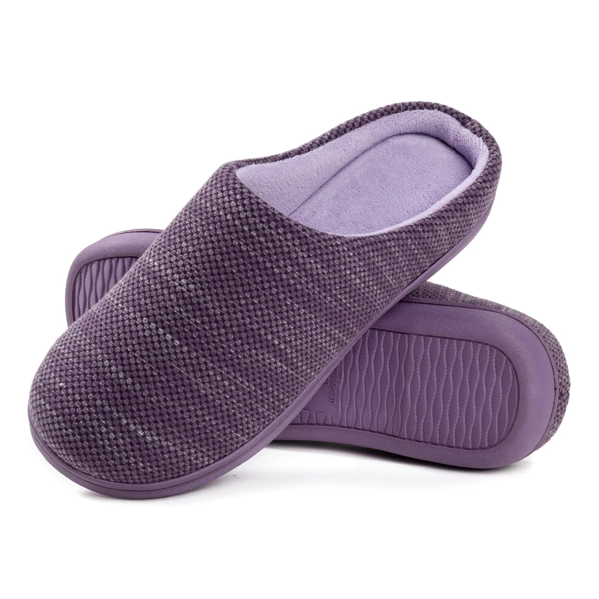 Women's Birdseye Knit Two-Tone Slipper