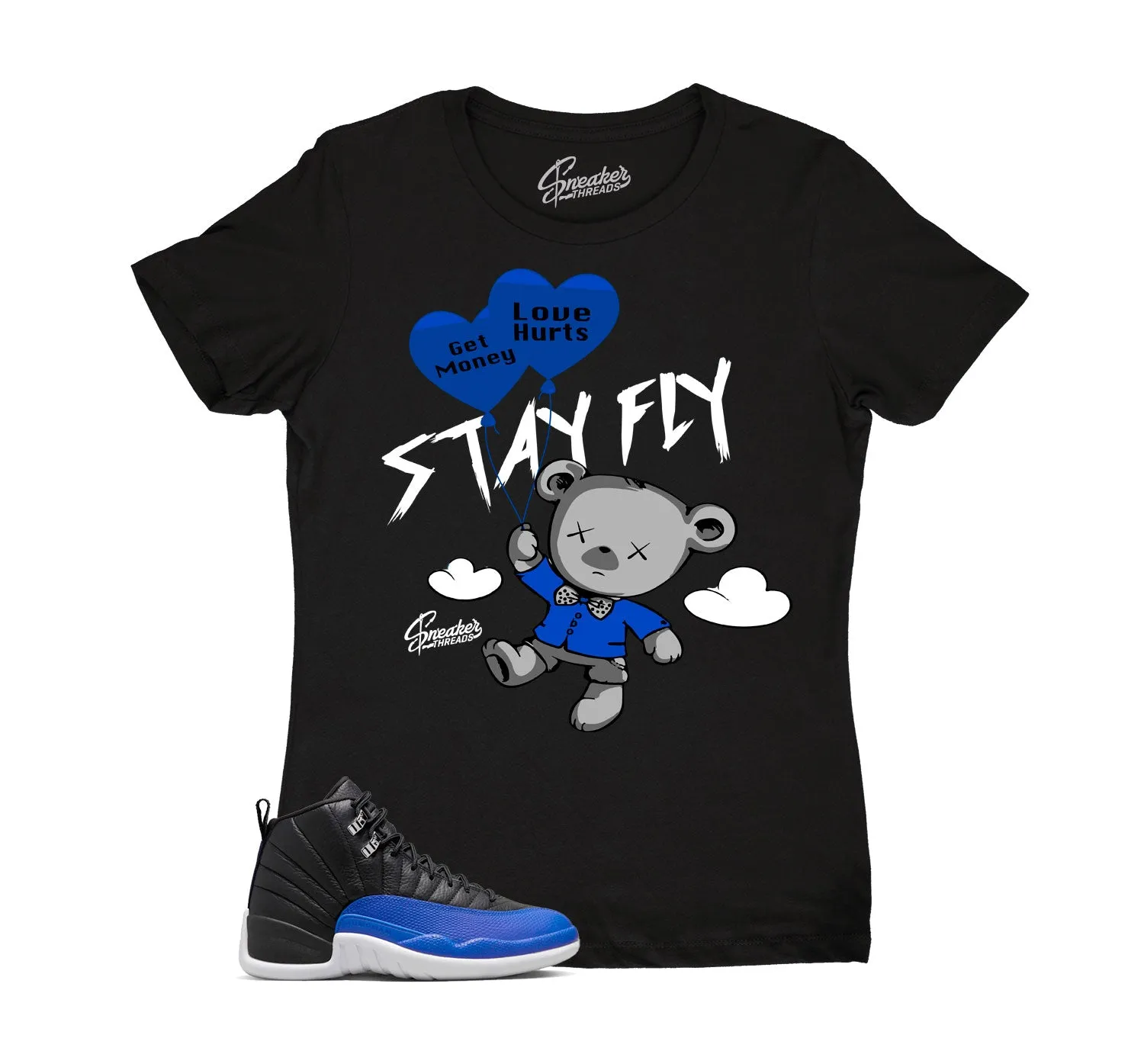 Womens - Hyper Royal 12 Money Over Love Shirt