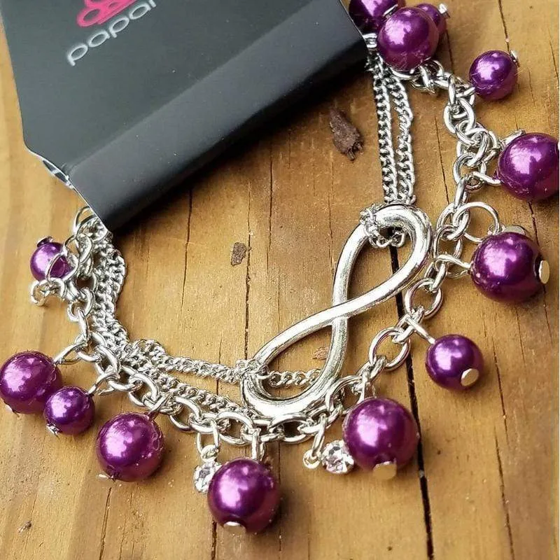 World Without End Purple Bracelet