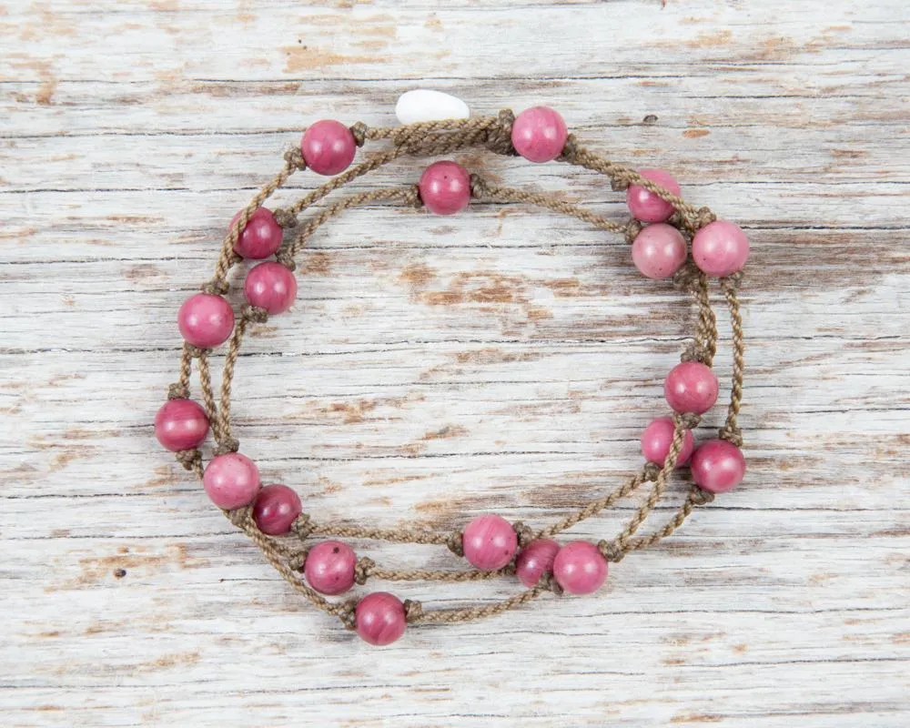 Wrap-0469-Rose Rhodonite Round Petite