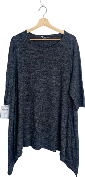 Yours Grey Asymmetric Top UK 22-24